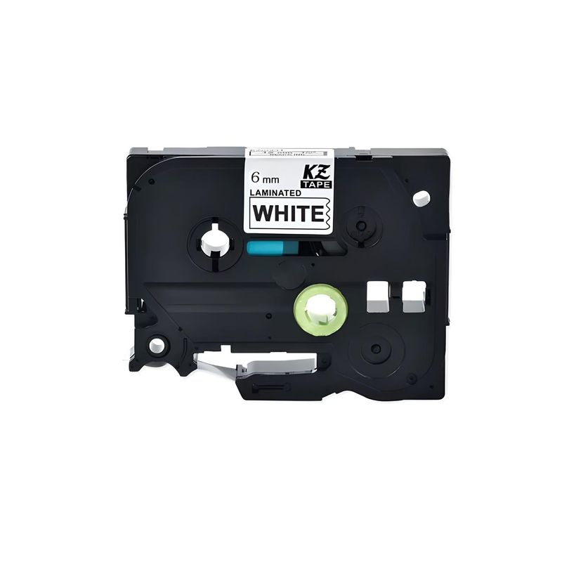 GENERICO - Cinta Blanca Compatible Con Brother Tze-221 6mmx8m