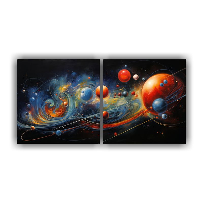 GENERICO - Pinturas Decorativas De Alta Calidad Con Temática De La Abs 160x80cm