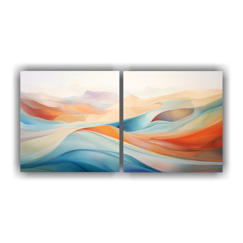 GENERICO - Pinturas Decorativas Horizontales Con La Esencia Abstracta D 160x80cm