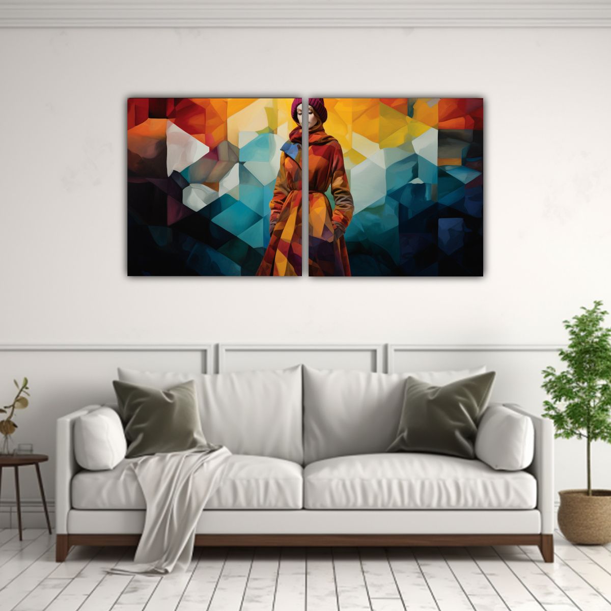 GENERICO - Pinturas Decorativas Abstractas Surrealistas, Minimalistas Y 160x80cm