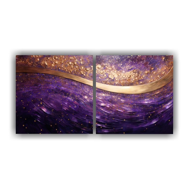 GENERICO - Pintura Decorativa De Estilo Puntillista Luminoso Con Adorno 160x80cm