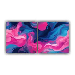 GENERICO - Patrón Intenso Y Enigmático De Pinturas Decorativas Abstra 160x80cm