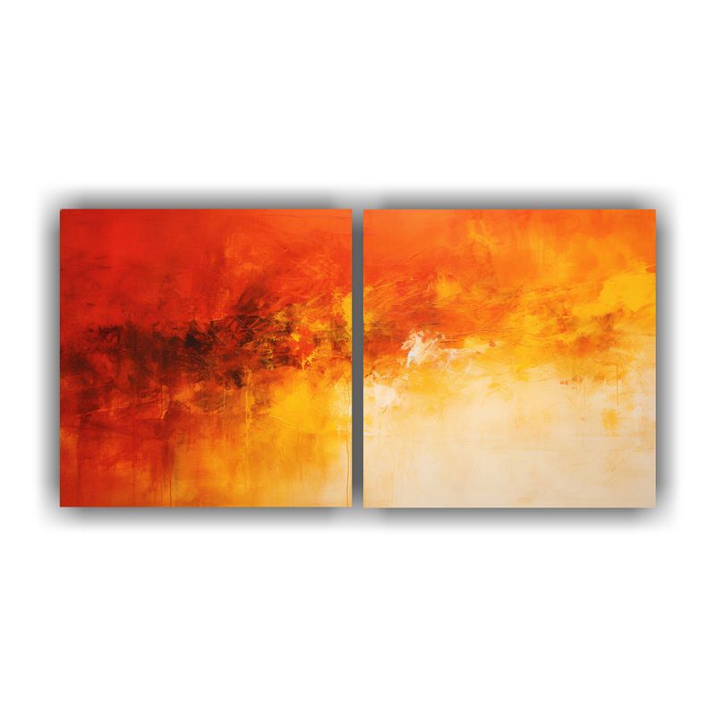 GENERICO - Cuadros Abstractos De Estilo Galería Composición Exclusiva 160x80cm