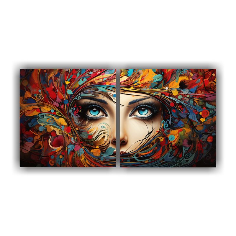 GENERICO - Pinturas Decorativas De Conciencia Brillante En El Estilo De 160x80cm