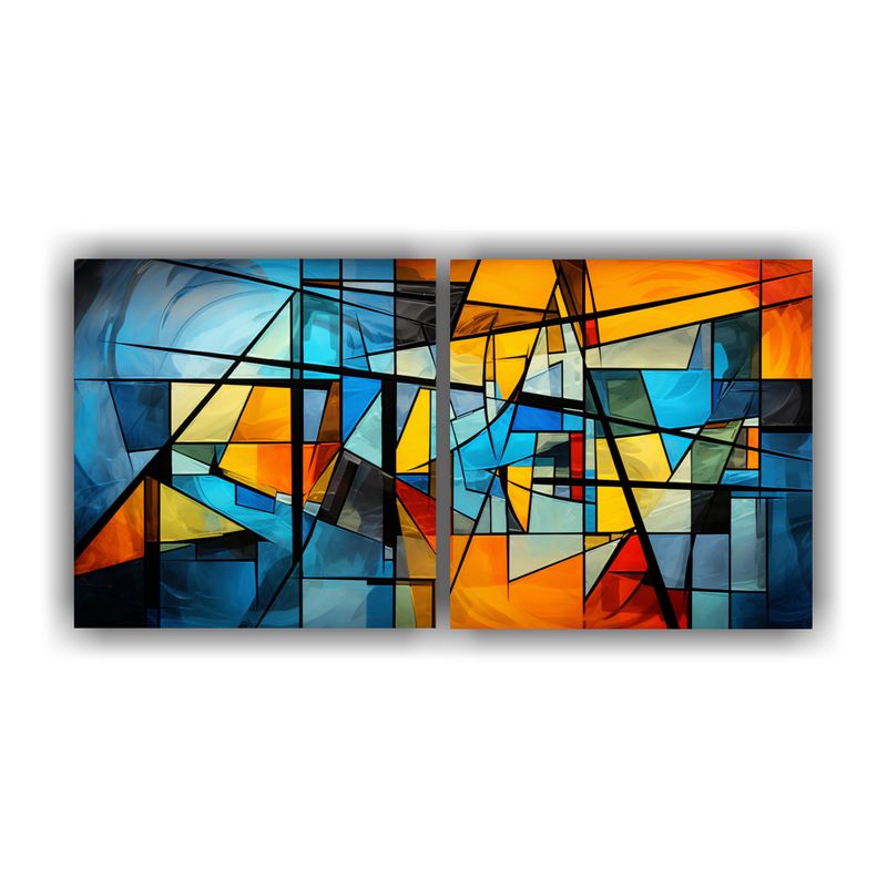GENERICO - Pinturas Decorativas De Arte Abstracto Inspiradas En El Movi 160x80cm