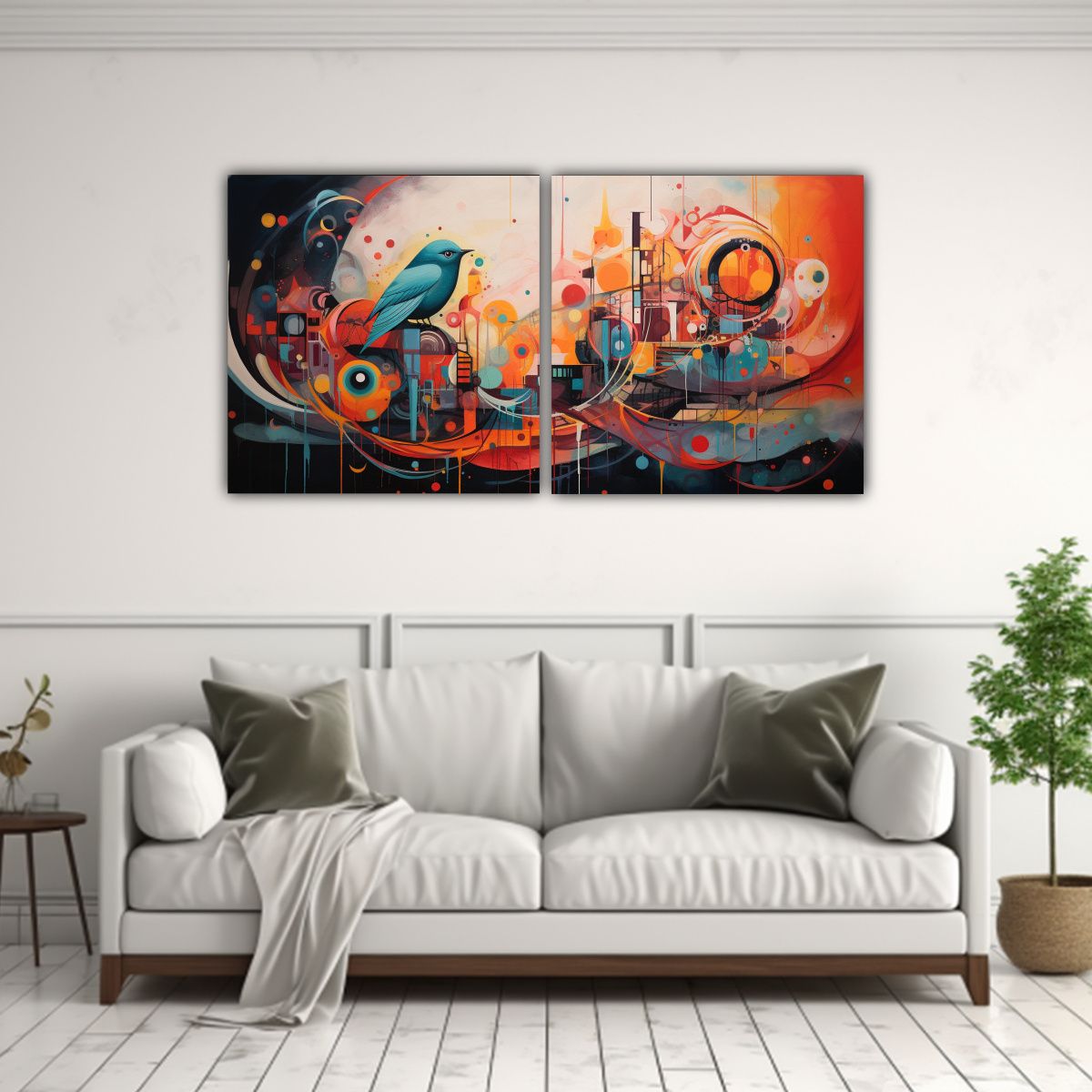 GENERICO - Pinturas Decorativas Dos Artes: Cuentos Atemporales Contados 160x80cm