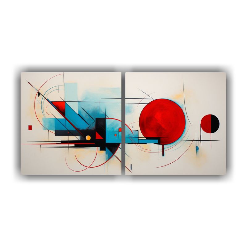 GENERICO - Pinturas Abstractas Minimalistas Para Decorar La Oficina 160x80cm