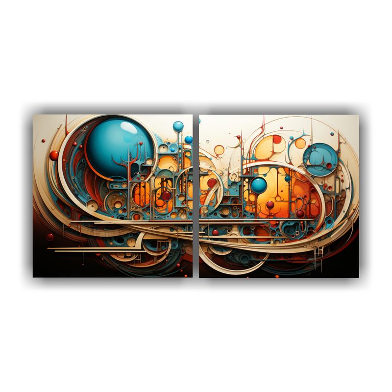 GENERICO - Pinturas Decorativas Modernas Con Vitalidad Inigualable 160x80cm