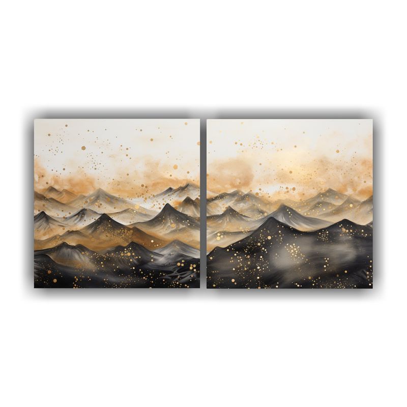 GENERICO - Cuadro De Paisaje De Montaña Duradero Con Estilo Elegante 160x80cm