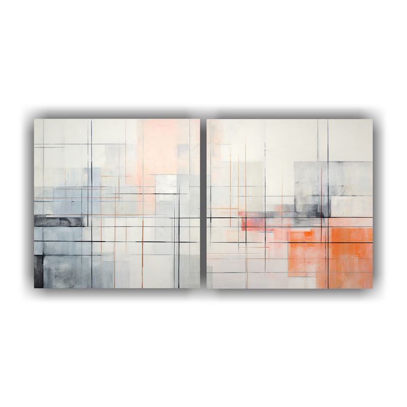 GENERICO - Pinturas Decorativas De Alta Calidad Con Líneas Visuales Ri 160x80cm