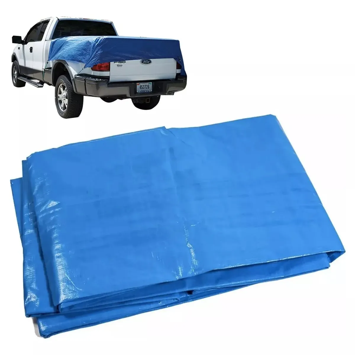 GENERICO - Lona Multiuso 3x4 Azul Ojetillos Mimbral