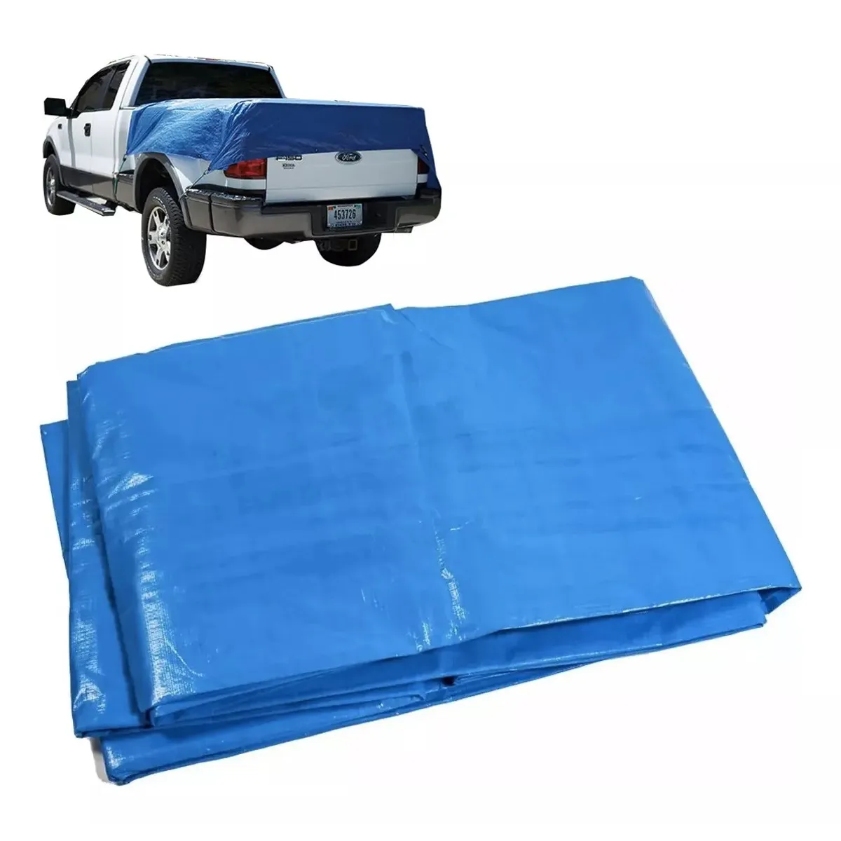 GENERICO - Lona Multiuso 3x4 Azul Ojetillos Mimbral