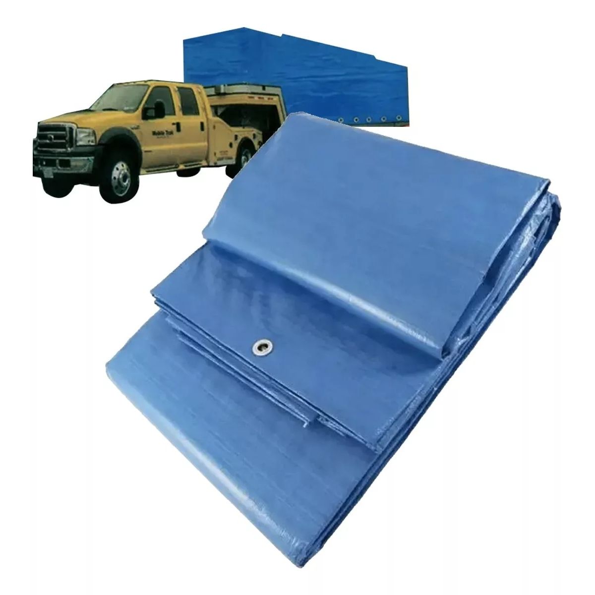 GENERICO - Lona Carpa Multiusos Impermeable Carga 6x8 Metros