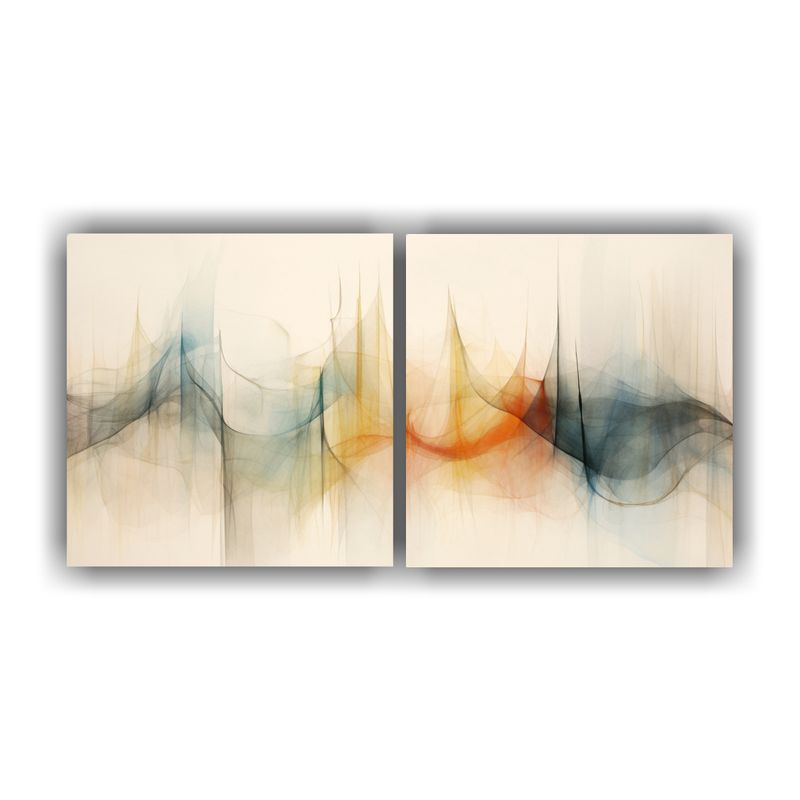 GENERICO - Lienzos De Tela Con Adornos Fotográficos De Color Acuarela 160x80cm