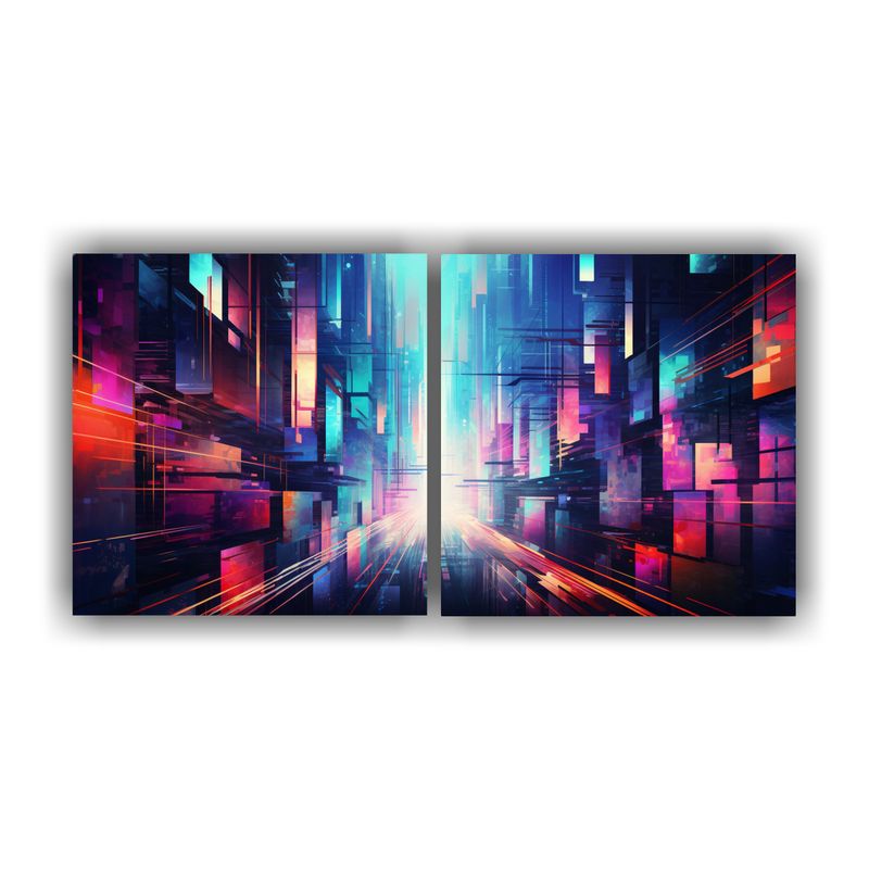 GENERICO - Pinturas Decorativas De Arte Conceptual Con Equilibrio Abstr 160x80cm