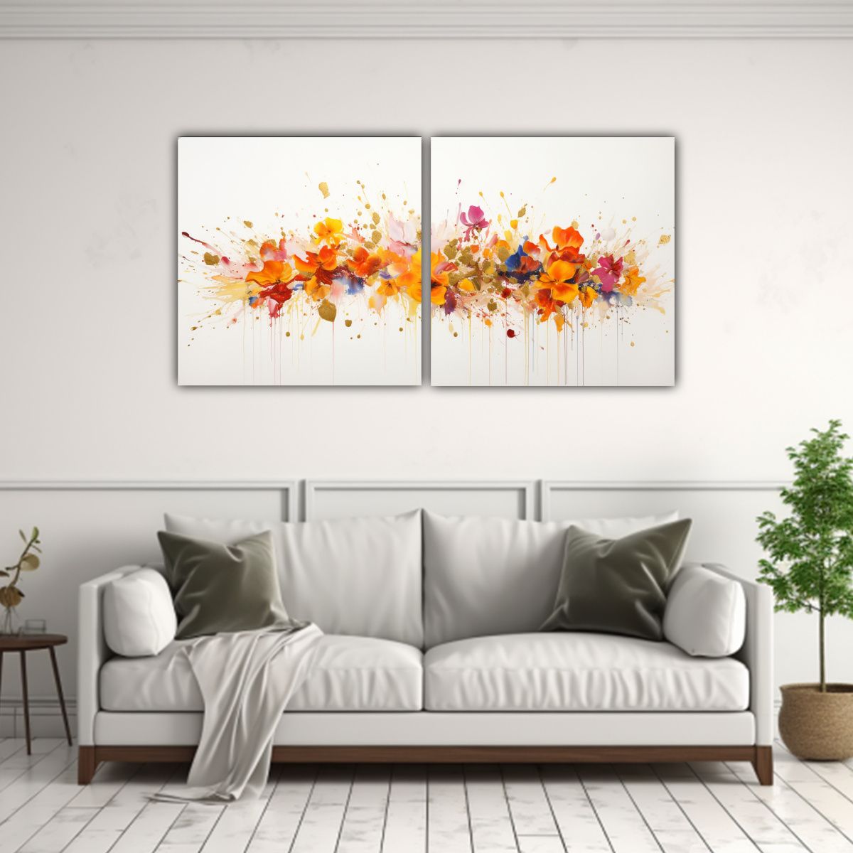 GENERICO - Dibujo Enigmático Pintura Acrílica Sin Costuras Sobre Fond 160x80cm