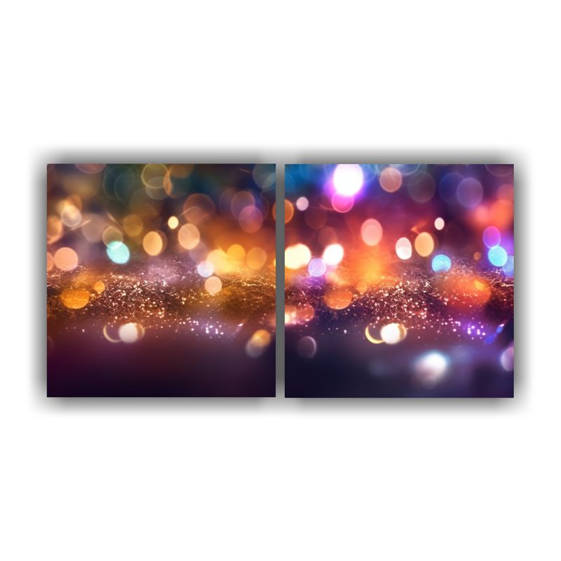 GENERICO - Artes Tela Sublimada Simétrico Glitter Bokeh Fondo 169 160x80cm