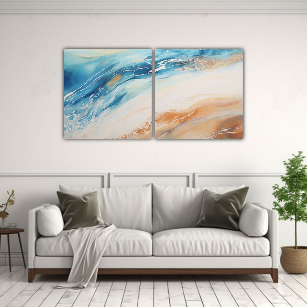 GENERICO - Arte Abstracto De Patrones Oníricos Que Representan El Fluj 160x80cm