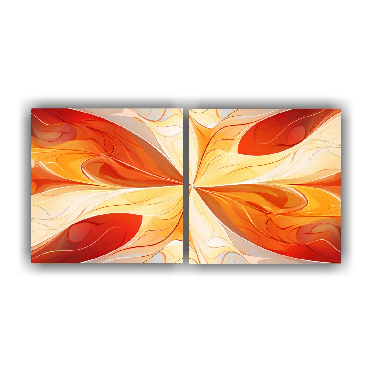 GENERICO - Cuadros Forma Intenso Para Decoración Con Patrones Funky En 160x80cm