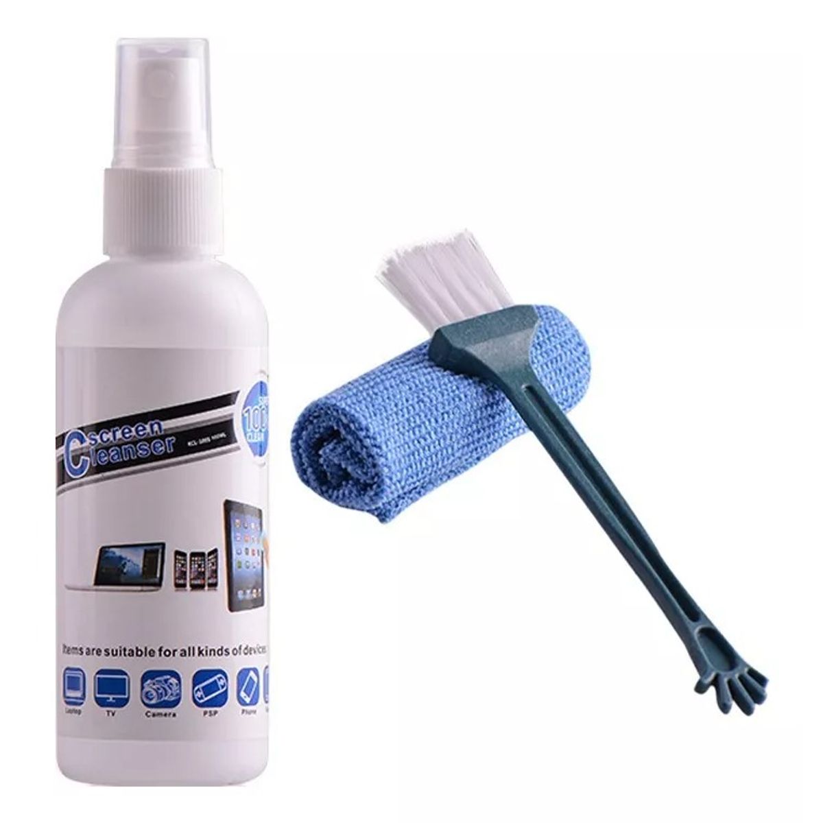 GENERICO - Kit Limpia Lcd 3 En1