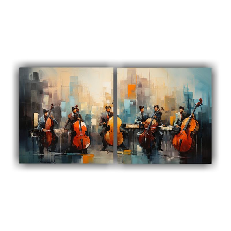 GENERICO - Pinturas Decorativas Juveniles Que Canalizan Melodías Armon 160x80cm