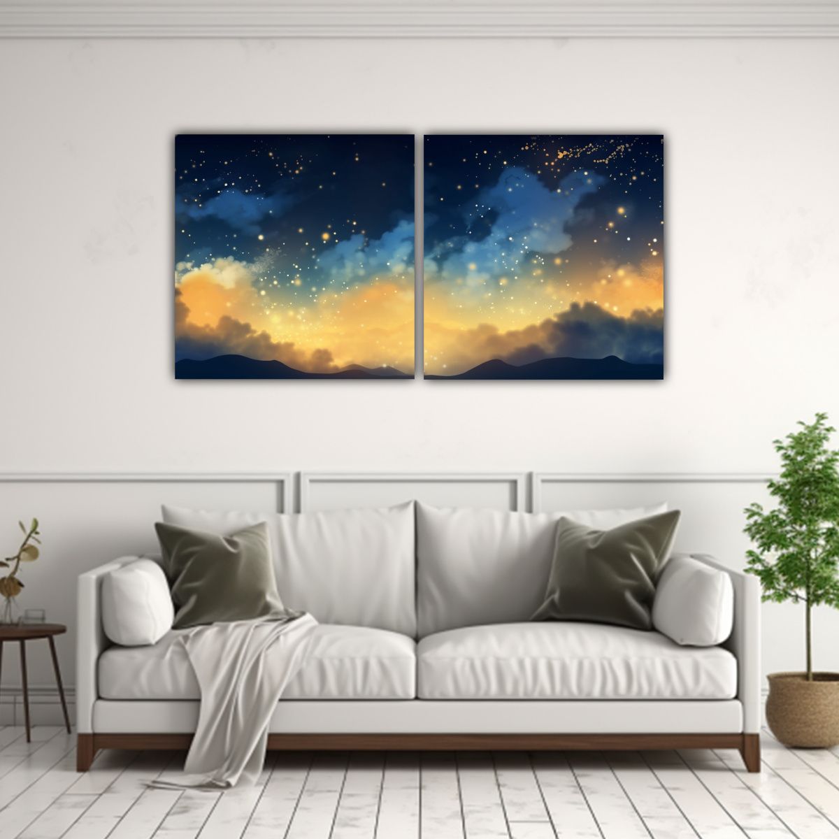 GENERICO - Pinturas Decorativas Inspiradoras En Lienzo De Alta Resoluci 160x80cm