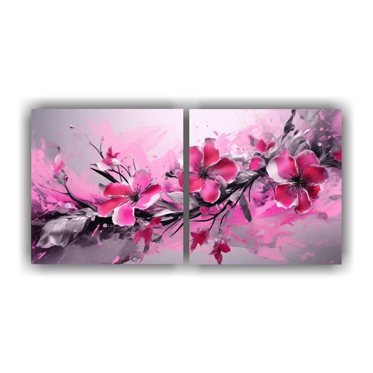 GENERICO - Cuadros Acuarela Con Atmósfera Neonoir Mágica En Estilo De 160x80cm