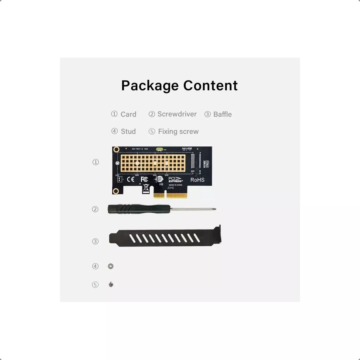 GENERICO - Tarjeta Adaptador Expansión M.2 Nvme A Pci-e 4.0 X4 64gb Ssd