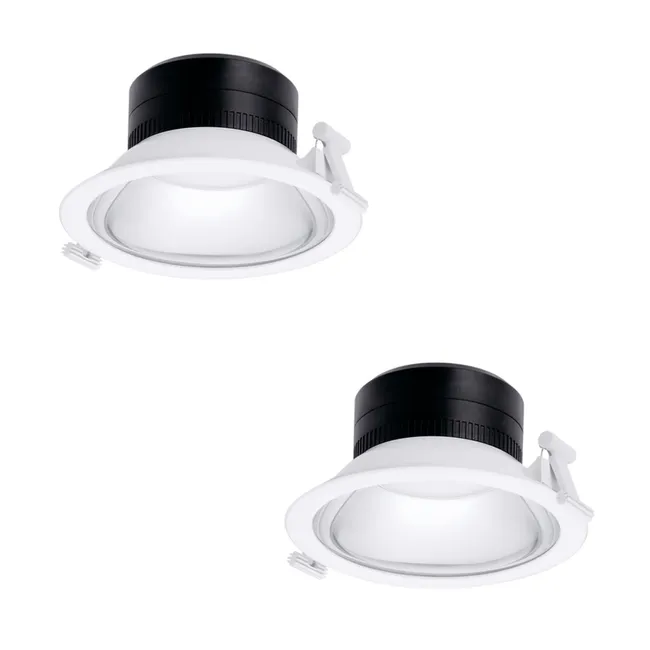 PHILIPS - Set 2 Foco Embutido Professional Philips Greenspace 16w 22cm Calidos