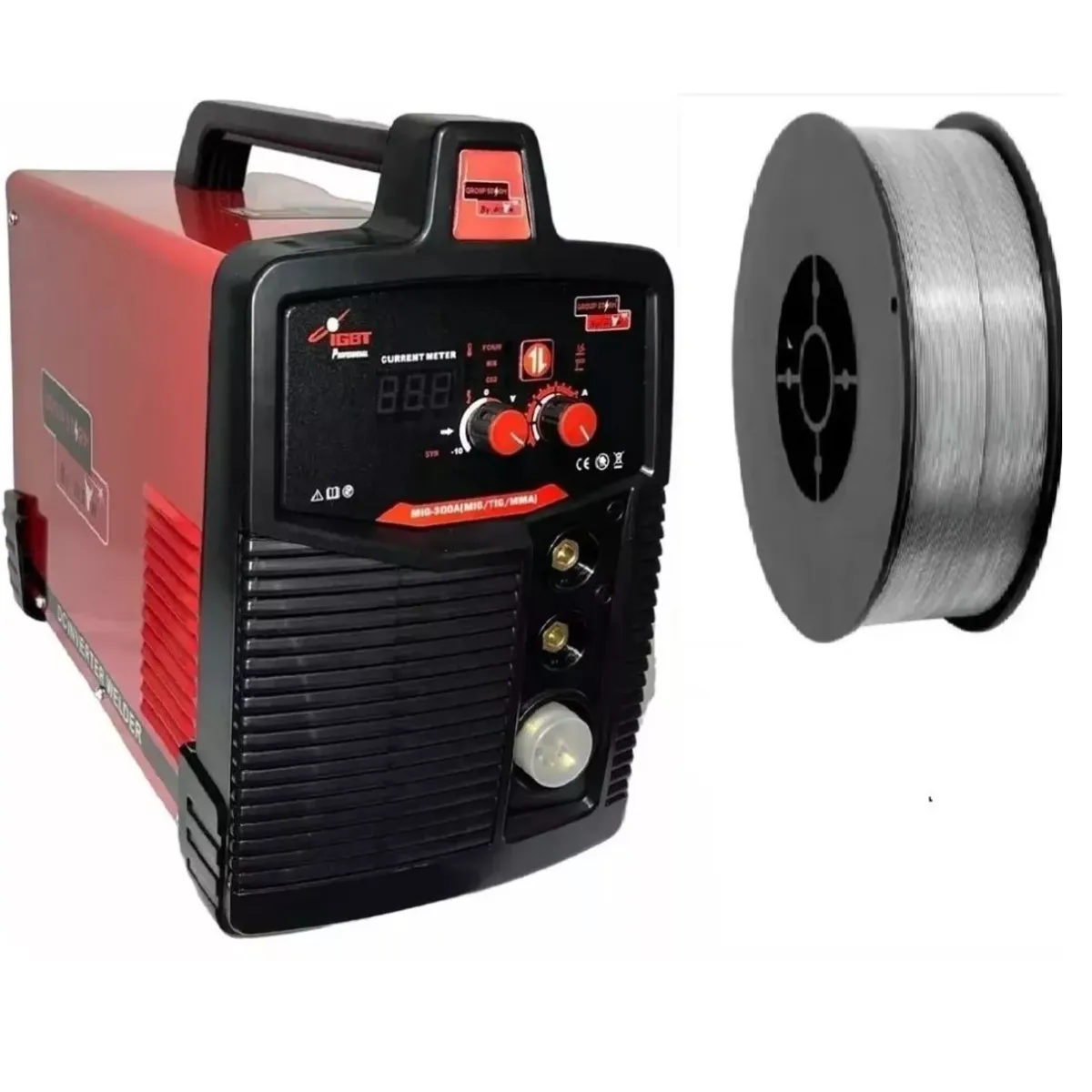 ALTERNATIVE - Maquina De Soldar 3 En 1 / 300amp + Carrete Alambre 5kg Flux