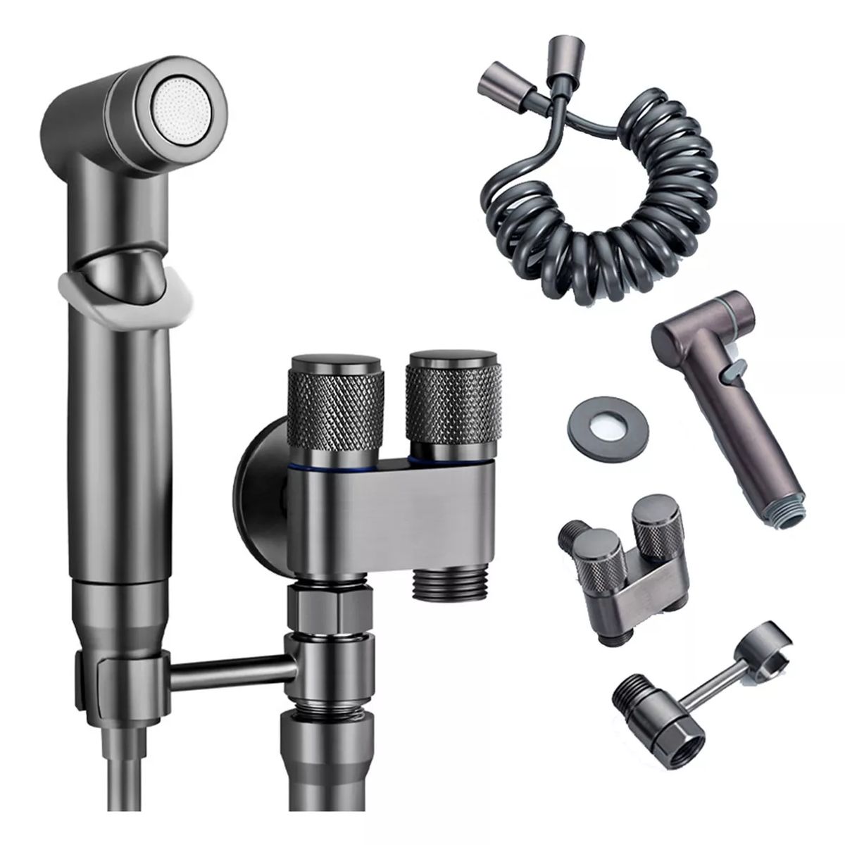 EVERSO - Juego Completo Llave Bidet Ducha Arabe Para Wc Envios