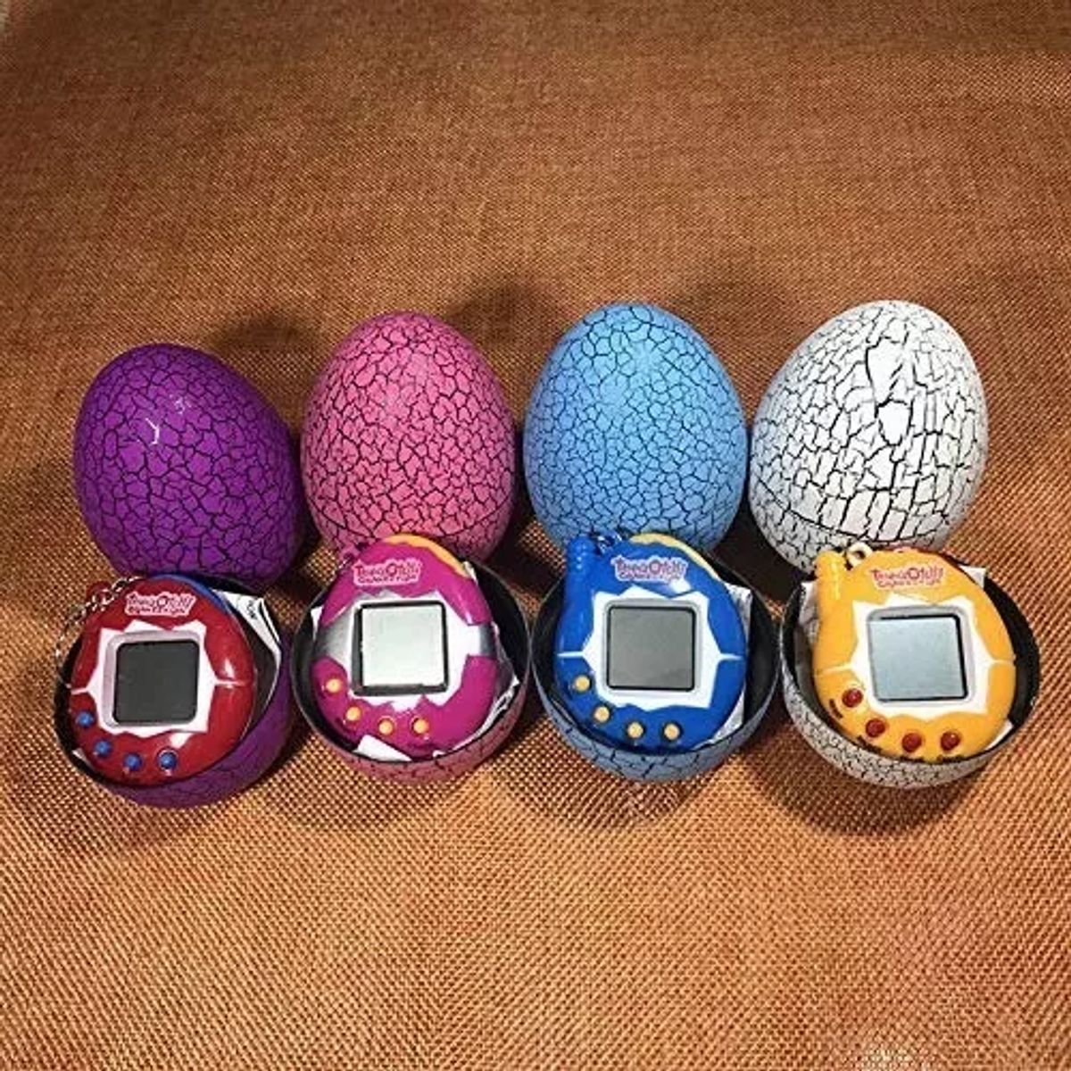 EDWINAYY - Tamagotchi Mascota Virtual Llavero 168 En 1/huevo Sorpresa