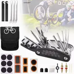 EDWINAYY - Kit Herramientas Para Bicicleta Con Bomba Y Llaves Patch