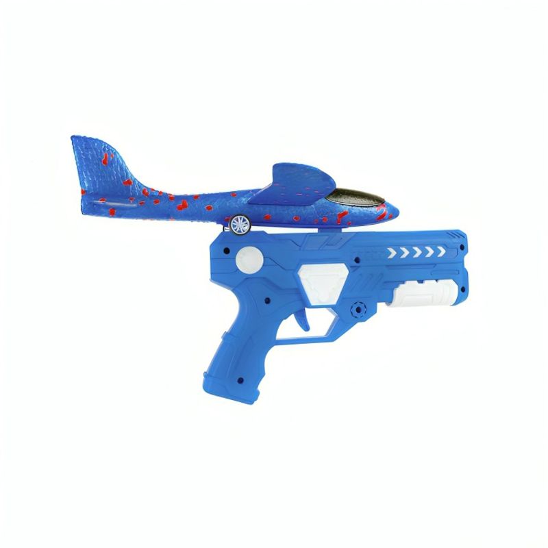 OEM - Juguete Lanzador De Aviones De Espuma Azul