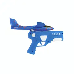 OEM - Juguete Lanzador De Aviones De Espuma Azul