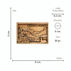 OEM - Pack 4 Iman color cobre Sur de Chile
