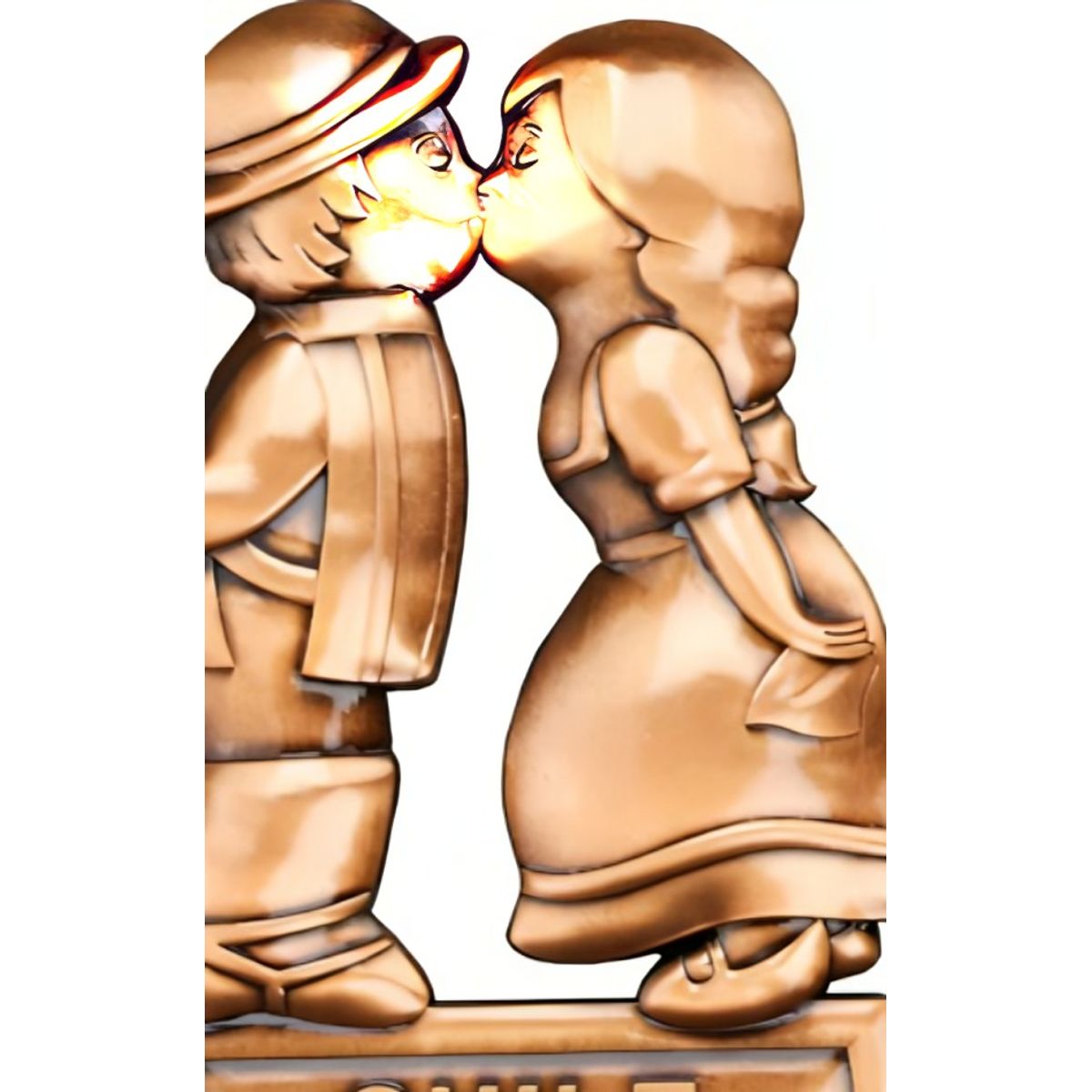 OEM - Pack 4 man color cobre Huasos Besando