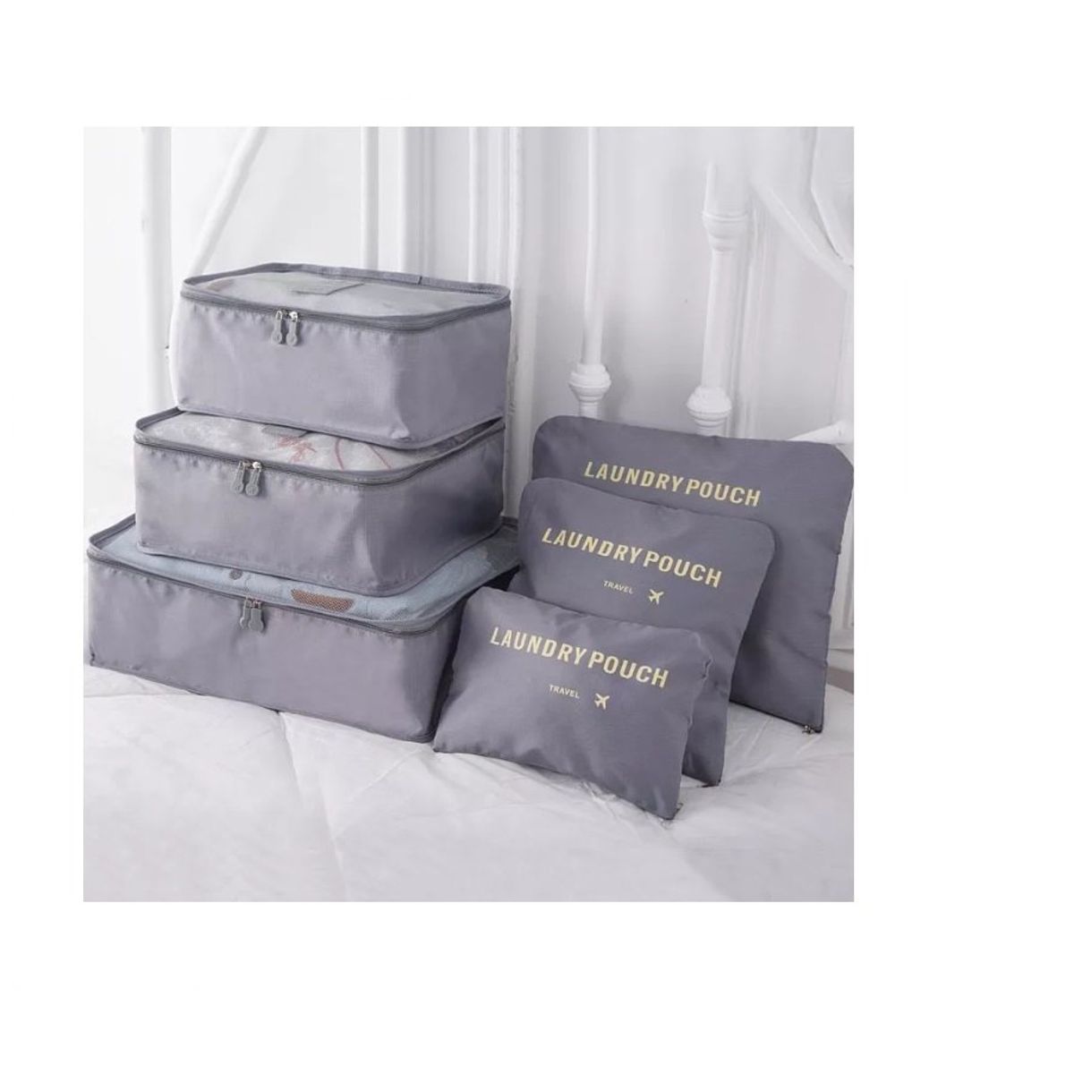 GENERICO - Pack 6 Bolsos Organizadores De Equipaje De Viaje Bolsa Ropa Interior