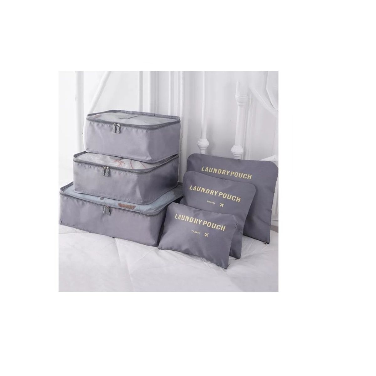 GENERICO - Pack 6 Bolsos Organizadores De Equipaje De Viaje Bolsa Ropa Interior