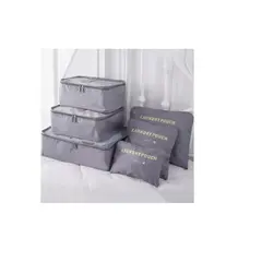 GENERICO - Pack 6 Bolsos Organizadores De Equipaje De Viaje Bolsa Ropa Interior