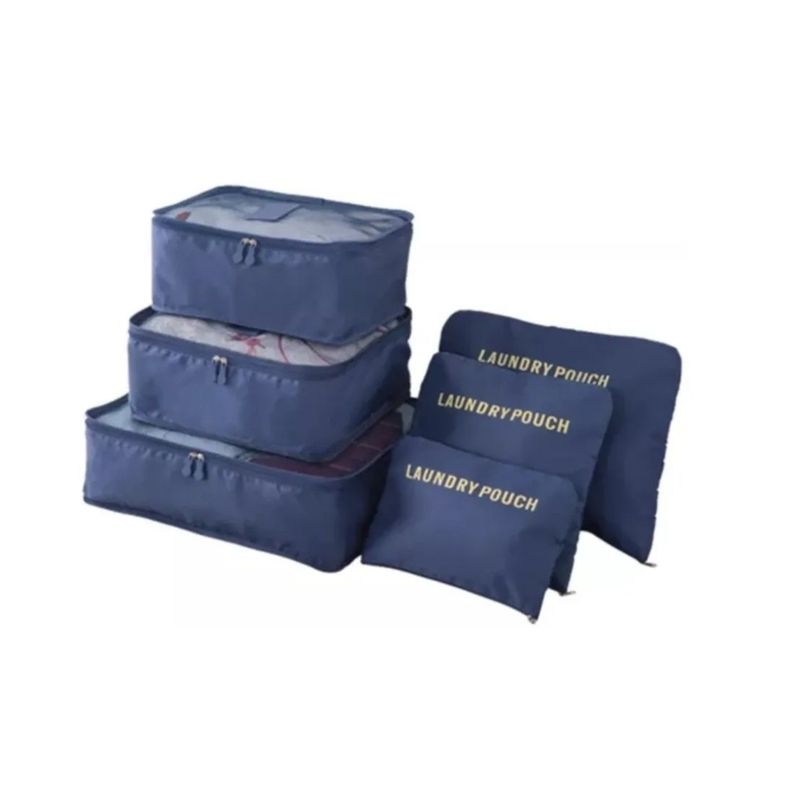 GENERICO - Pack 6 Bolsos Organizadores De Equipaje De Viaje Bolsa Ropa Interior