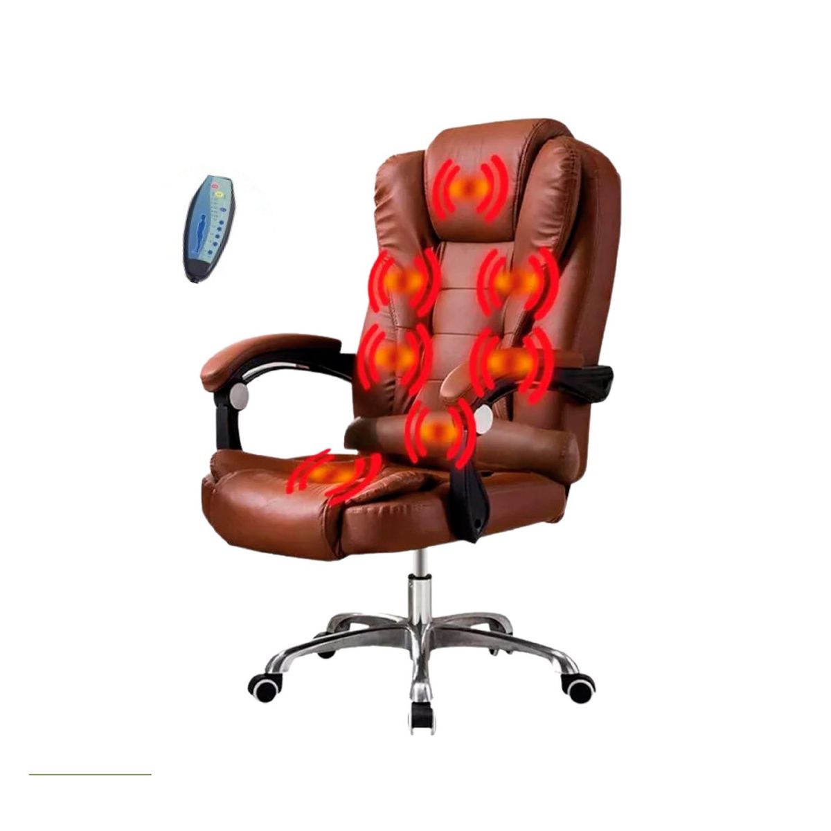 LUMAX - Silla Ejecutiva Escritorio Miles Premium 7 Puntos Masajes