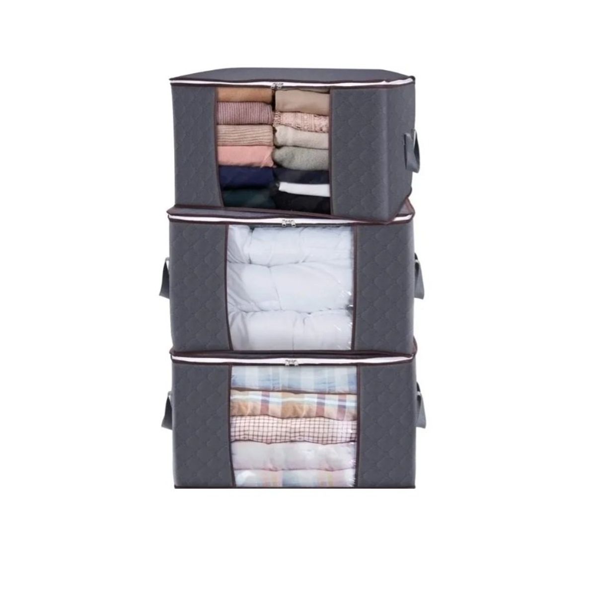 GENERICO - Pack 3 Unidades Organizador De Bolsas De Almacenamiento De Ropa
