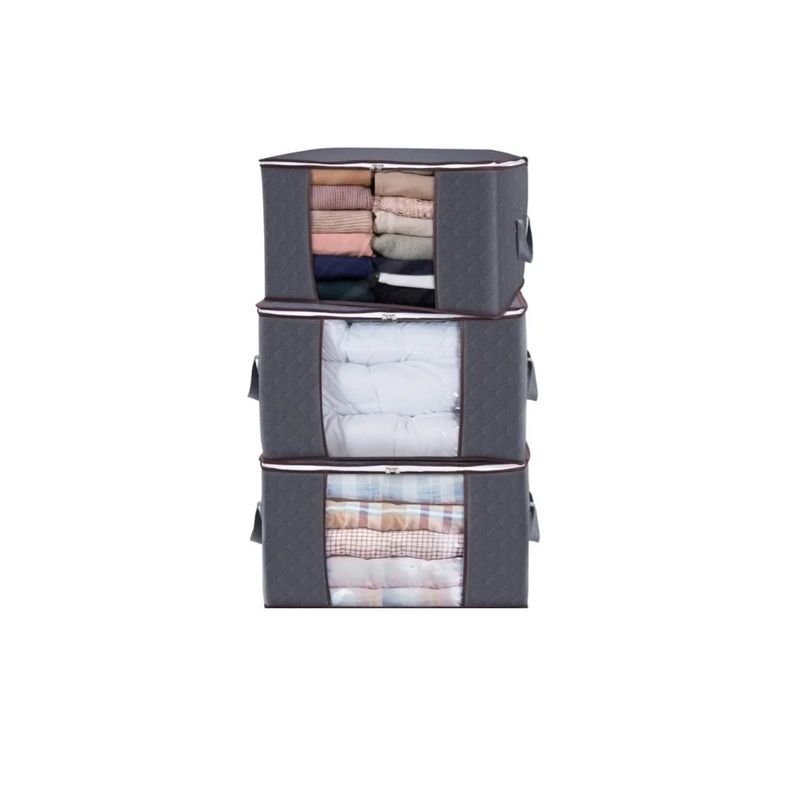 GENERICO - Pack 3 Unidades Organizador De Bolsas De Almacenamiento De Ropa