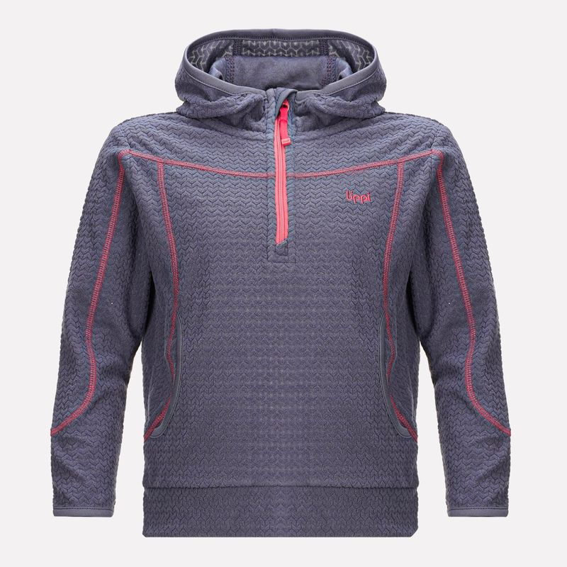 LIPPI - Poleron Niña Saltamontes Nano-F 14 Zip Hoody Azul Piedra Lippi