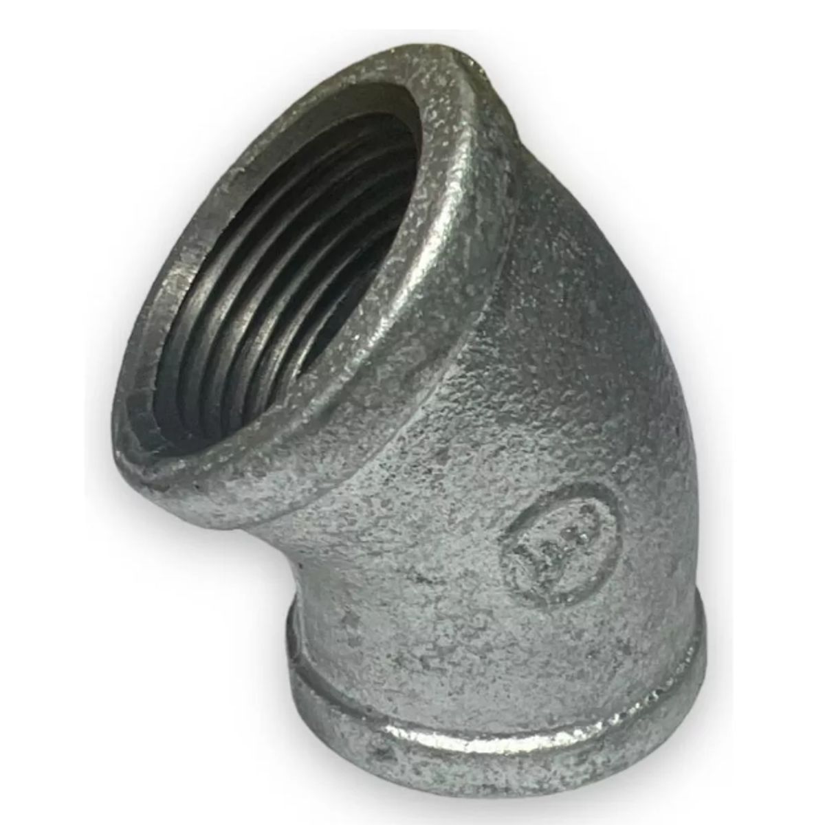 GENERICO - Codo Galvanizado 4 Pulgadas 45 Grados