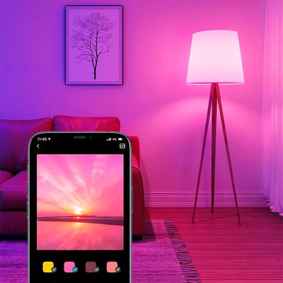 Imagen 2 del producto Ampolleta Smart WiFi y BLE 800 lúmenes RGBWW -