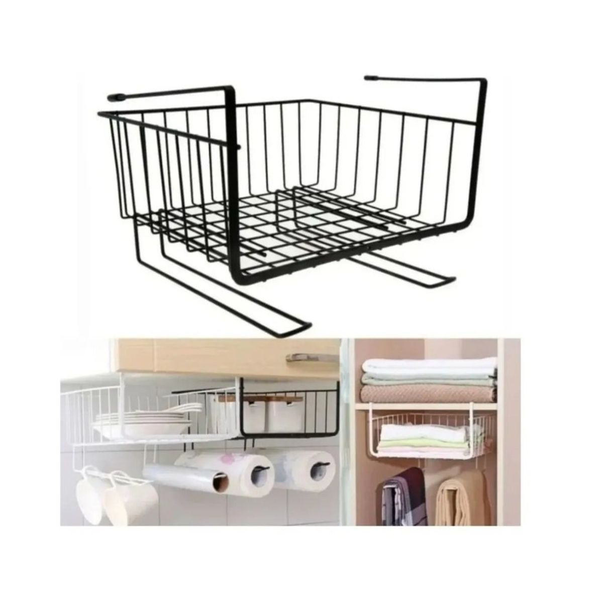 GENERICO - Canasto Flotante Porta Nova Organizador Cocina Colores