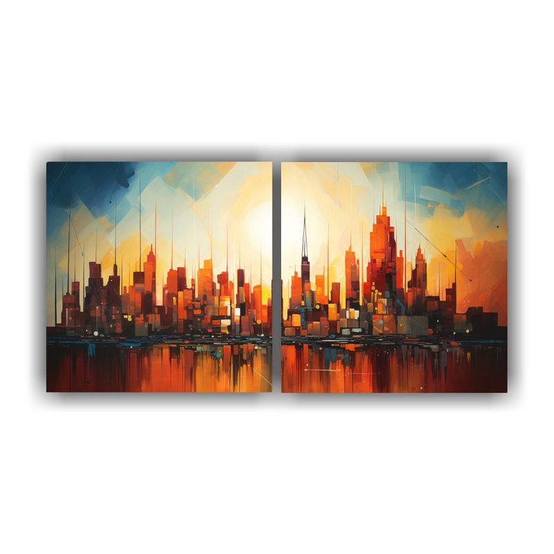 GENERICO - Pinturas Decorativas De Líneas Finas Regalo Representación 160x80cm