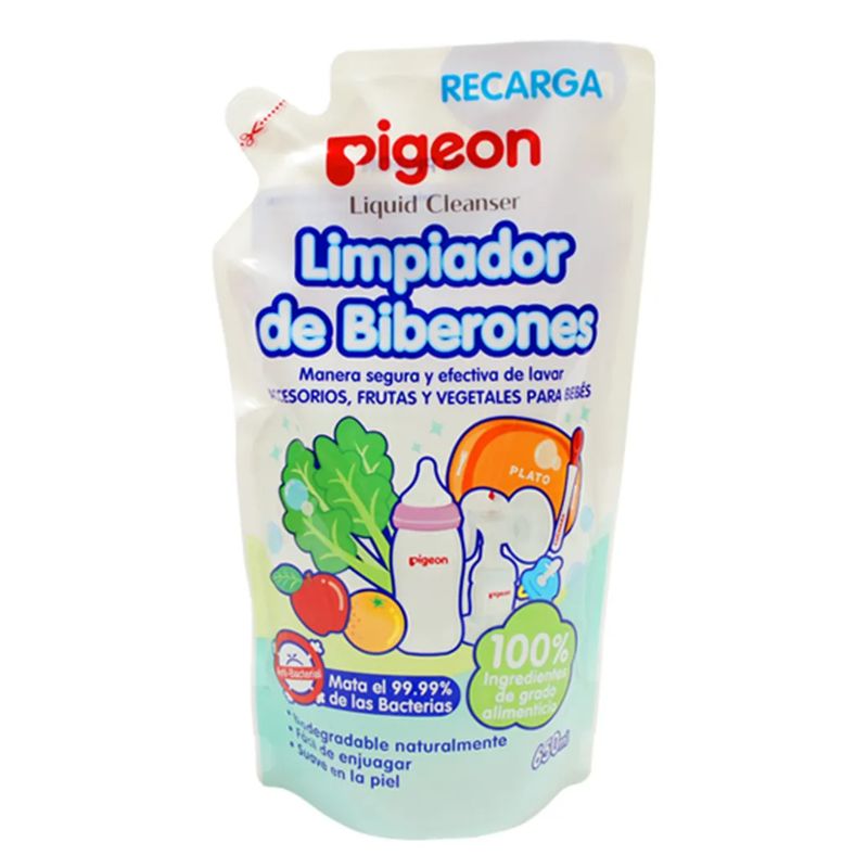 PIGEON - Limpiador de Mamaderas PIGEON Liquid Cleanser Recarga 650 ml